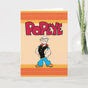 Popeye Greeting Card