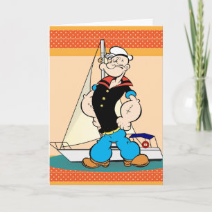 Popeye Greeting Card