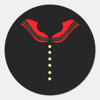 Popeye Halloween Matching Classic Round Sticker