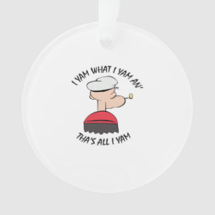 Popeye I Yam What I Yam Classic Ornament