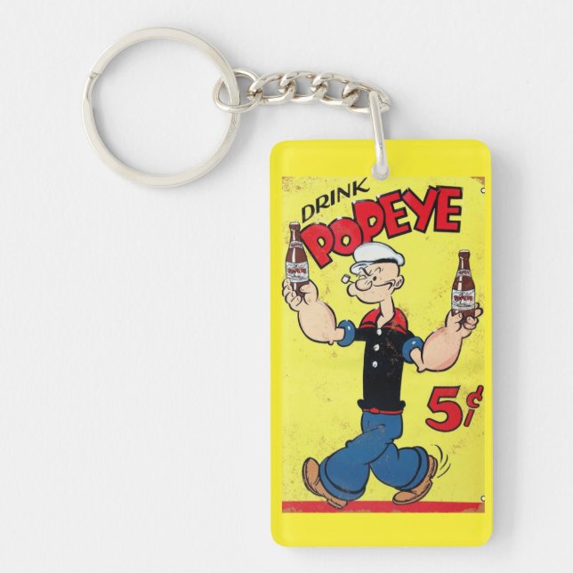 Popeye Keychain (Front)