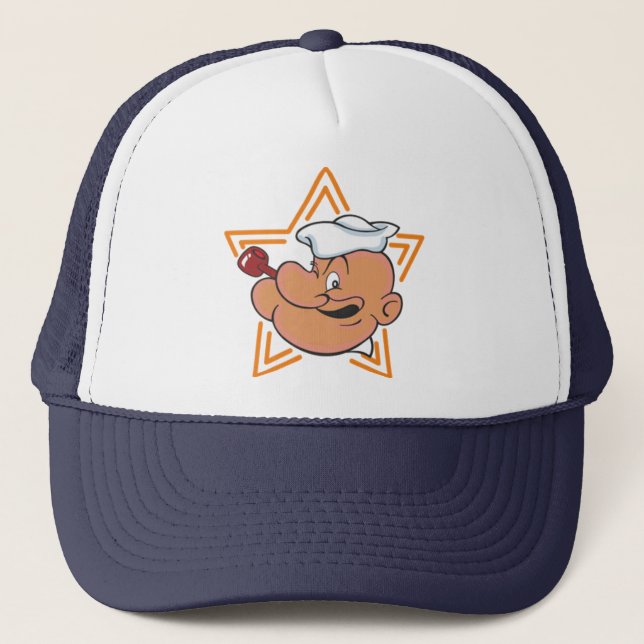 Popeye the Sailor Man Trucker Hat (Front)