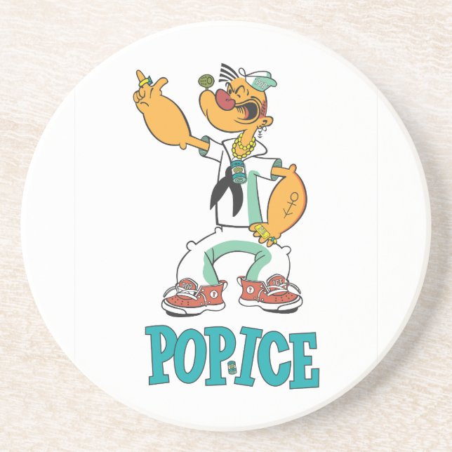 Popeye Vintage 1990's Parody Coaster (Front)