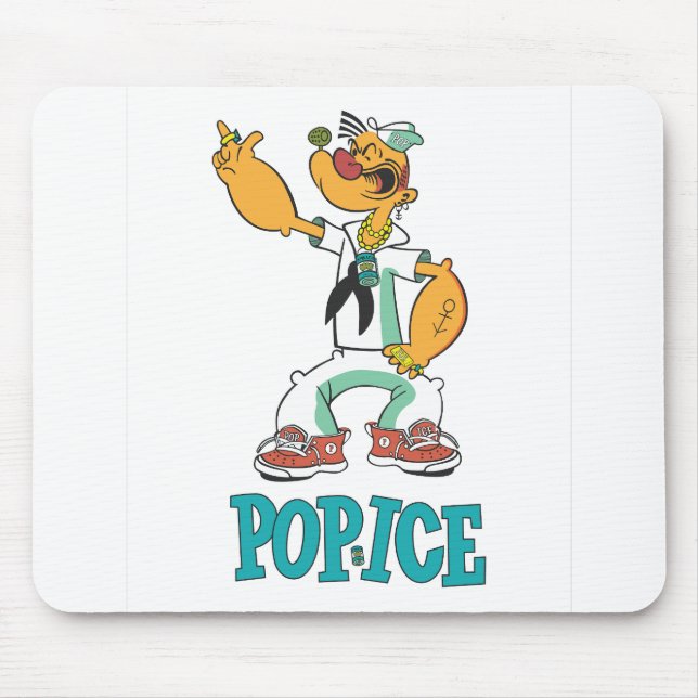 Popeye Vintage 1990's Parody Mouse Pad (Front)