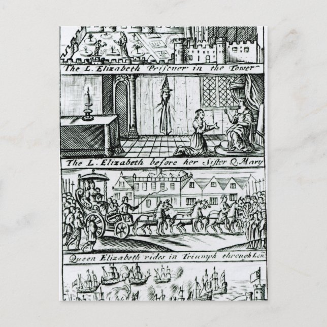 Popish Plot, 1588 Postcard (Front)