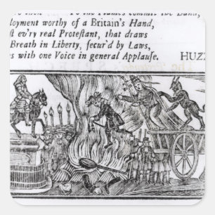 Popish Plots Square Sticker