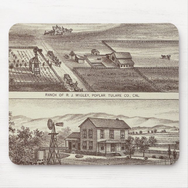Poplar ranches mouse pad (Front)