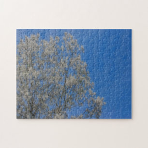 Poplar Tree Fluff Snow In June Jigsaw Puzzle