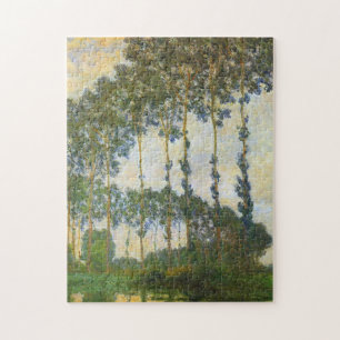 Poplars at Giverny Monet Fine Art Jigsaw Puzzle