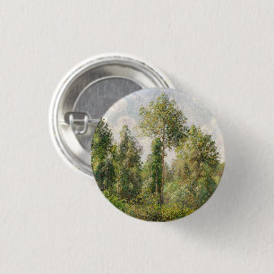 Poplars, Éragny  Camille Pissarro      3 Cm Round Badge
