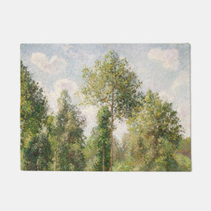 Poplars, Éragny Camille Pissarro Doormat