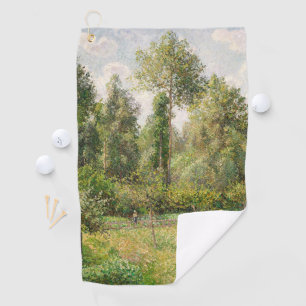 Poplars, Éragny Camille Pissarro Golf Towel