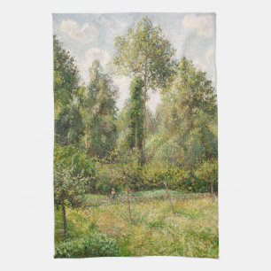 Poplars, Éragny  Camille Pissarro   Tea Towel