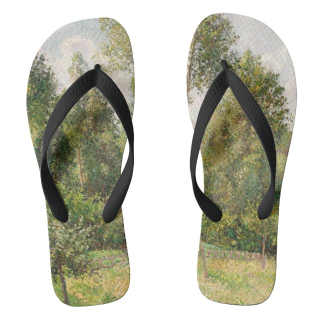 Poplars, Éragny  Camille Pissarro  Thongs (Footbed)