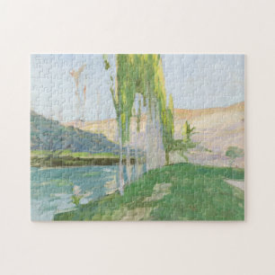 Poplars Growing near a Watercourse Jigsaw Puzzle