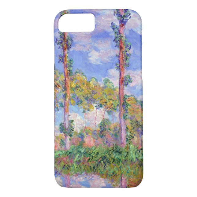 Poplars in the Sun, Monet Case-Mate iPhone Case (Back)