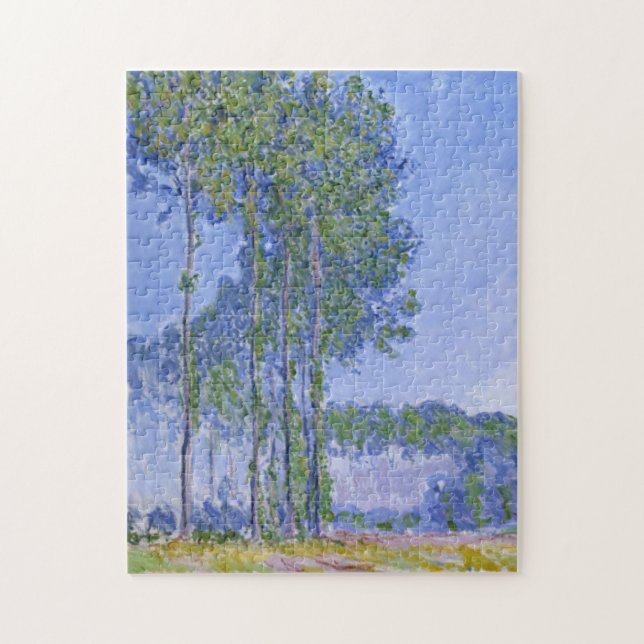 Poplars Monet Fine Art Jigsaw Puzzle (Vertical)