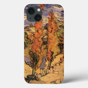 Poplars on Road Through Hills by Vincent van Gogh iPhone 13 Case