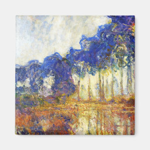 Poplars on the Banks of the River Epte Monet Magnet