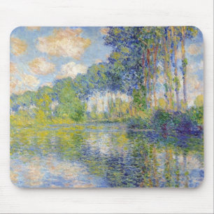 Poplars on the River Epte (by Claude Monet) Mouse Pad