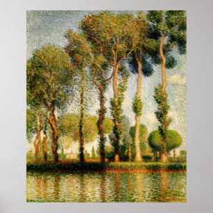 Poplars on the River Epte Poster