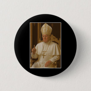 Popo Trump Vatican Church Pope Trump Funny Christi 6 Cm Round Badge