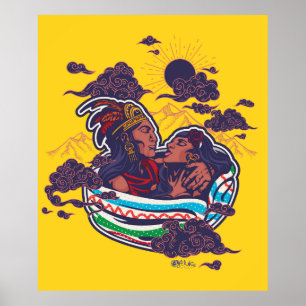 Popocatepetl y Iztaccihuatl Poster