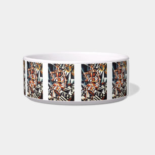 Popova’s art pet bowls
