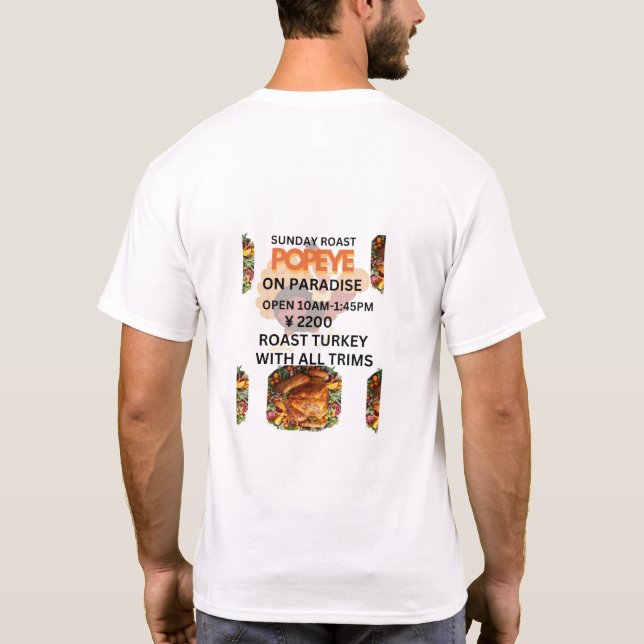 popoye roast T-Shirt (Back)
