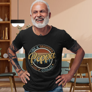 Poppa as a Grandpa, Father's Day Gift T-Shirt