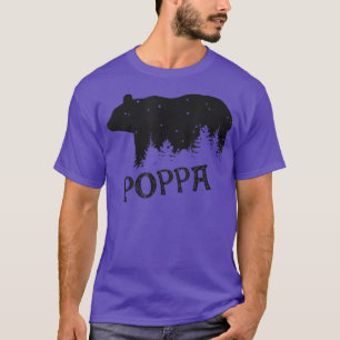Poppa Bear  Gift Mother's  Father's Day  T-Shirt
