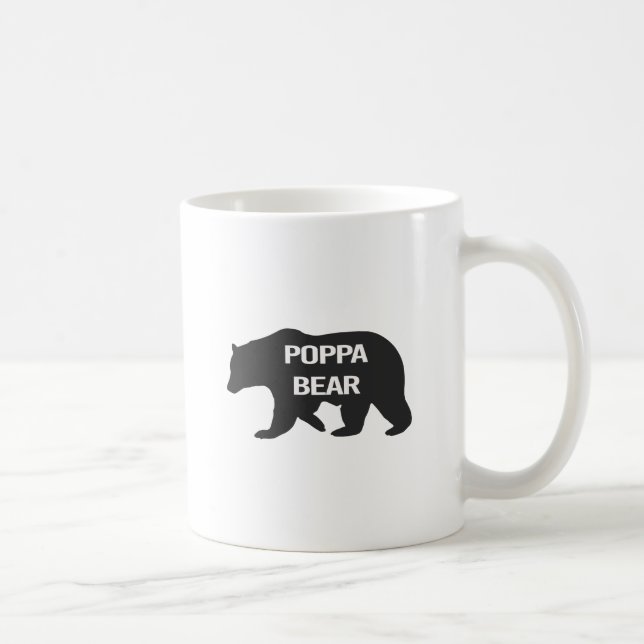 Poppa Bear - Show Dad You Care Coffee Mug (Right)