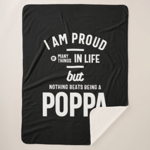 Poppa - Proud Of Many Things In Life Sherpa Blanket