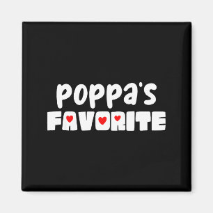 Poppa's favourite grandchild funny mother's day magnet