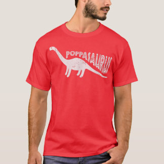 Poppasaurus Grandfather Gift From Grandkids T-Shirt