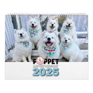Poppet and the Wolfpack 2 page Calendar