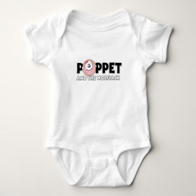 Poppet and the Wolfpack  Baby Bodysuit (Front)