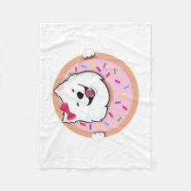 Poppet in a Donut blanket 