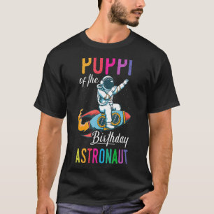 Poppi Of The Birthday Astronaut Space Bday Party C T-Shirt