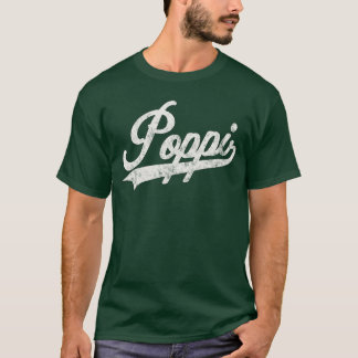 Poppi Retro Style for Funny Poppi Grandpa gift gir T-Shirt
