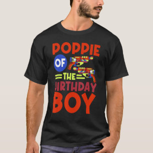 Poppie Of The Birthday Boy Lazer Tag Bday Party Ce T-Shirt