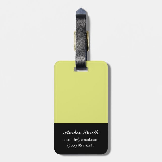 Poppies 2012 luggage tag (Back Vertical)
