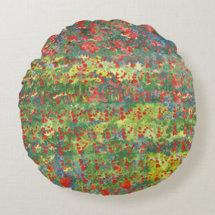 Poppies 2012 round cushion