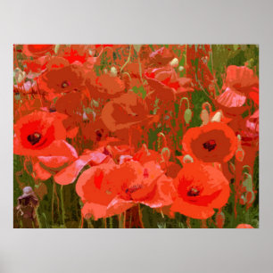 POPPIES 4 POSTER