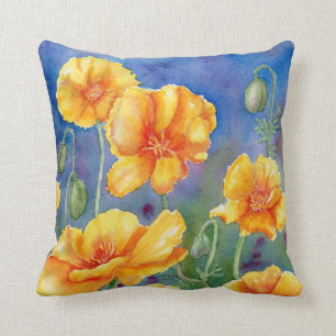 "Poppies" Accent Pillow