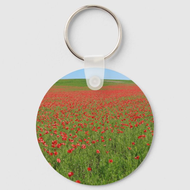 Poppies alive! key ring (Front)