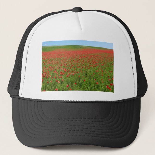 Poppies alive! trucker hat (Front)