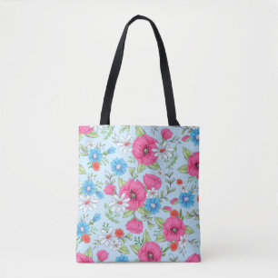 Poppies and Daisies Tote