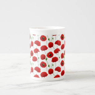 Poppies Bone China Mug