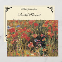 Poppies by Robert Vonnoh, Vintage Impressionism